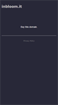 Mobile Screenshot of inbloom.it